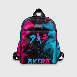 Детский рюкзак Akira - neon gradient: символ, надпись