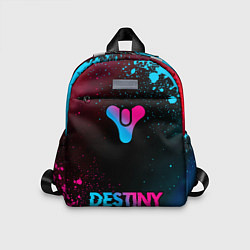Детский рюкзак Destiny - neon gradient: символ, надпись