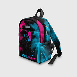 Детский рюкзак Danganronpa - neon gradient: символ, надпись, цвет: 3D-принт — фото 2