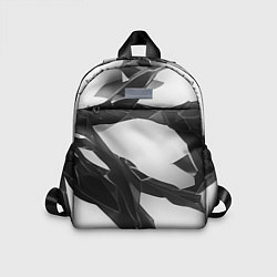 Детский рюкзак Осколки кристалла, тёмная абстракция, цвет: 3D-принт