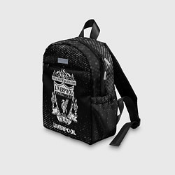 Детский рюкзак Liverpool с потертостями на темном фоне, цвет: 3D-принт — фото 2