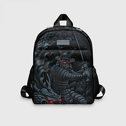 Детский рюкзак Демонический самурай с драконом, цвет: 3D-принт