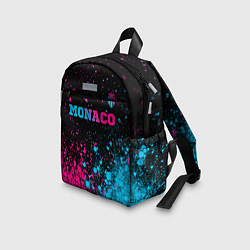 Детский рюкзак Monaco - neon gradient: символ сверху, цвет: 3D-принт — фото 2