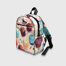 Детский рюкзак Капкейки на разный вкус, цвет: 3D-принт — фото 2