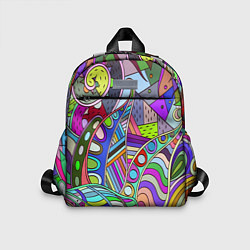 Детский рюкзак Детский красочный узор, цвет: 3D-принт