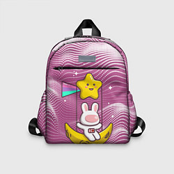 Детский рюкзак Эмонг Ас в костюме зайчика, цвет: 3D-принт