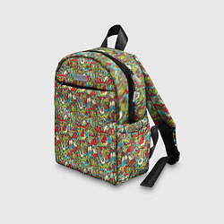 Детский рюкзак Монстрики, животные и пришельцы, цвет: 3D-принт — фото 2