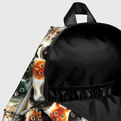 Детский рюкзак Паттерн-котики, цвет: 3D-принт — фото 2
