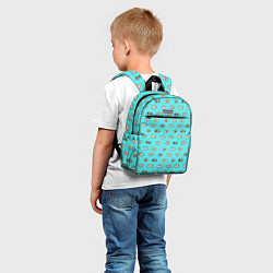 Детский рюкзак Глаза с разными зрачками поп арт, цвет: 3D-принт — фото 2