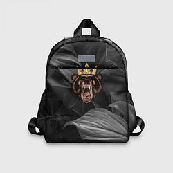 Детский рюкзак Русский Царь зверей Медведь, цвет: 3D-принт