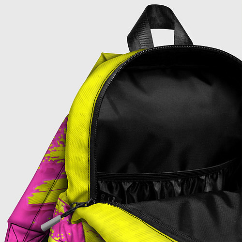 Детский рюкзак PUBG yellow / 3D-принт – фото 4