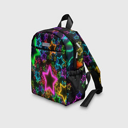 Детский рюкзак Большие неоновые звезды, цвет: 3D-принт — фото 2