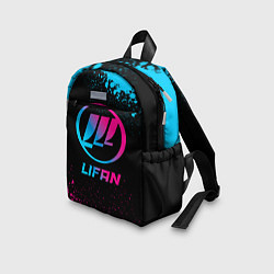 Детский рюкзак Lifan - neon gradient, цвет: 3D-принт — фото 2