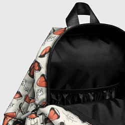 Детский рюкзак Рот с языком поп арт, цвет: 3D-принт — фото 2