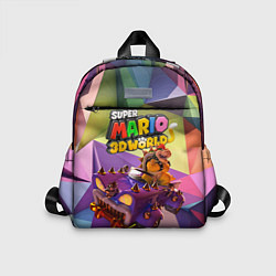 Детский рюкзак Точило Боузера - Super Mario 3D World, цвет: 3D-принт