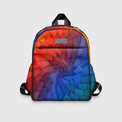Детский рюкзак Листы цветной бумаги, цвет: 3D-принт
