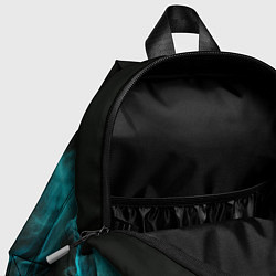 Детский рюкзак Абстрактный голубой дым, цвет: 3D-принт — фото 2