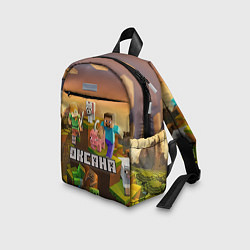 Детский рюкзак Оксана Minecraft, цвет: 3D-принт — фото 2