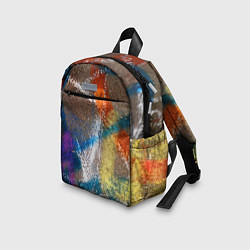 Детский рюкзак Рисунок цветными мелками на асфальте, цвет: 3D-принт — фото 2