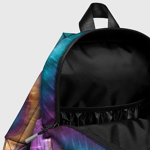Детский рюкзак Сине-фиолетовый тай дай / 3D-принт – фото 4