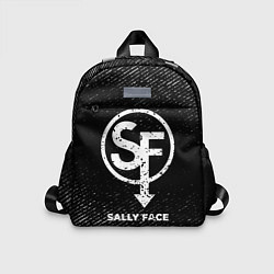 Детский рюкзак Sally Face с потертостями на темном фоне