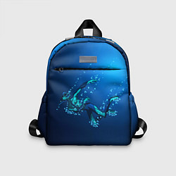 Детский рюкзак Ихтиандр : человек - амфибия рисунок, цвет: 3D-принт