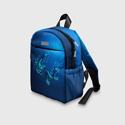 Детский рюкзак Ихтиандр : человек - амфибия рисунок, цвет: 3D-принт — фото 2