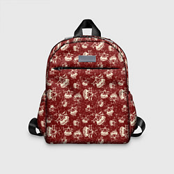 Детский рюкзак Череп и полоски, цвет: 3D-принт