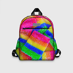 Детский рюкзак Маленькие кусочки мармелада, цвет: 3D-принт