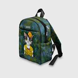 Детский рюкзак Грустная кошка Фриды Кало из нейросети, цвет: 3D-принт — фото 2