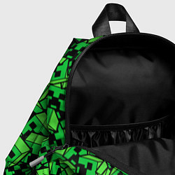 Детский рюкзак Головы криперов - Майнкрафт, цвет: 3D-принт — фото 2
