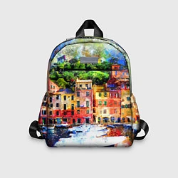 Детский рюкзак Картина красочный город, цвет: 3D-принт