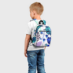 Детский рюкзак Графичная растительная композиция, цвет: 3D-принт — фото 2