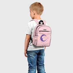 Детский рюкзак Спящие солнце и месяц в стиле модерн, цвет: 3D-принт — фото 2
