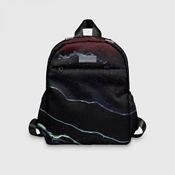 Детский рюкзак Тьма и белые линии песка, цвет: 3D-принт