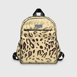 Детский рюкзак Пятнистые леопардовые узоры, цвет: 3D-принт