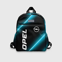 Детский рюкзак Opel неоновые лампы, цвет: 3D-принт
