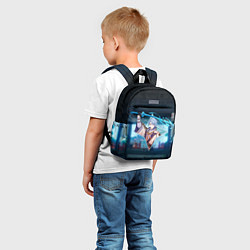 Детский рюкзак Аято Камисато в примогеме, цвет: 3D-принт — фото 2