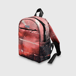 Детский рюкзак Красный туман, царапины и краски, цвет: 3D-принт — фото 2