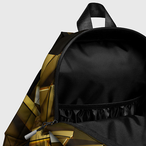 Детский рюкзак Золото / 3D-принт – фото 4