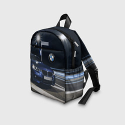 Детский рюкзак BMW на ночной трассе, цвет: 3D-принт — фото 2
