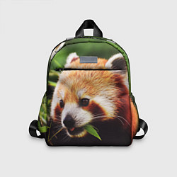 Детский рюкзак Красная милая панда, цвет: 3D-принт