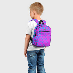 Детский рюкзак Голубые круглешки, цвет: 3D-принт — фото 2