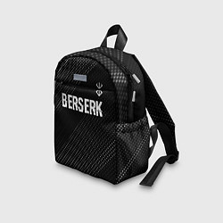 Детский рюкзак Berserk glitch на темном фоне: символ сверху, цвет: 3D-принт — фото 2