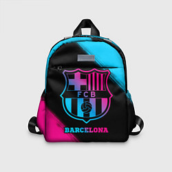 Детский рюкзак Barcelona - neon gradient, цвет: 3D-принт