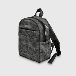 Детский рюкзак Камуфляж AOR-2 серый пиксель, цвет: 3D-принт — фото 2