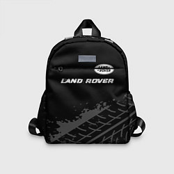 Детский рюкзак Land Rover speed на темном фоне со следами шин: си, цвет: 3D-принт