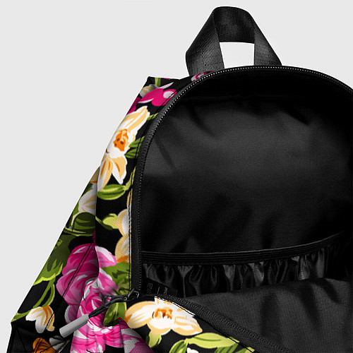 Детский рюкзак Букет цветов / 3D-принт – фото 4