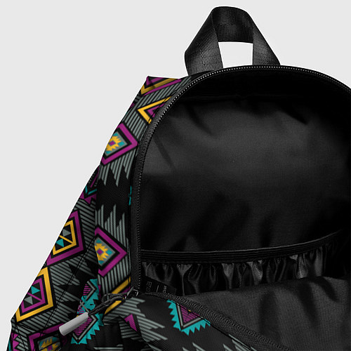 Детский рюкзак Орнамент ацтеков - текстура / 3D-принт – фото 4