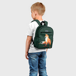 Детский рюкзак Пиксельная лиса минимализм, цвет: 3D-принт — фото 2